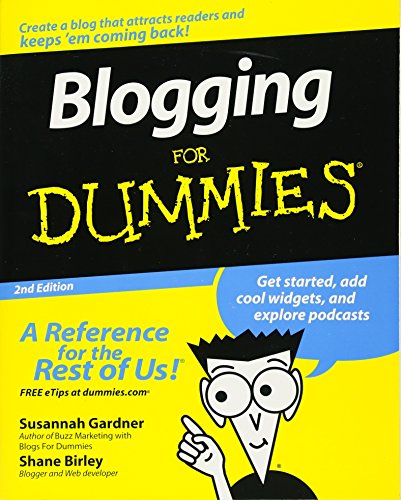 Blogging For Dummies (For Dummies (Computer/Tech)) Cover