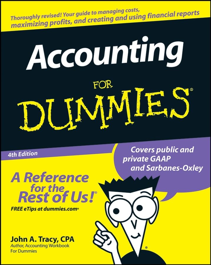 Accounting for dummies Cover