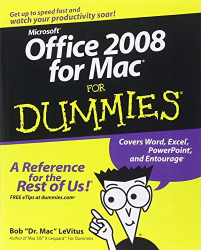 Office 2008 for Mac For Dummies Cover