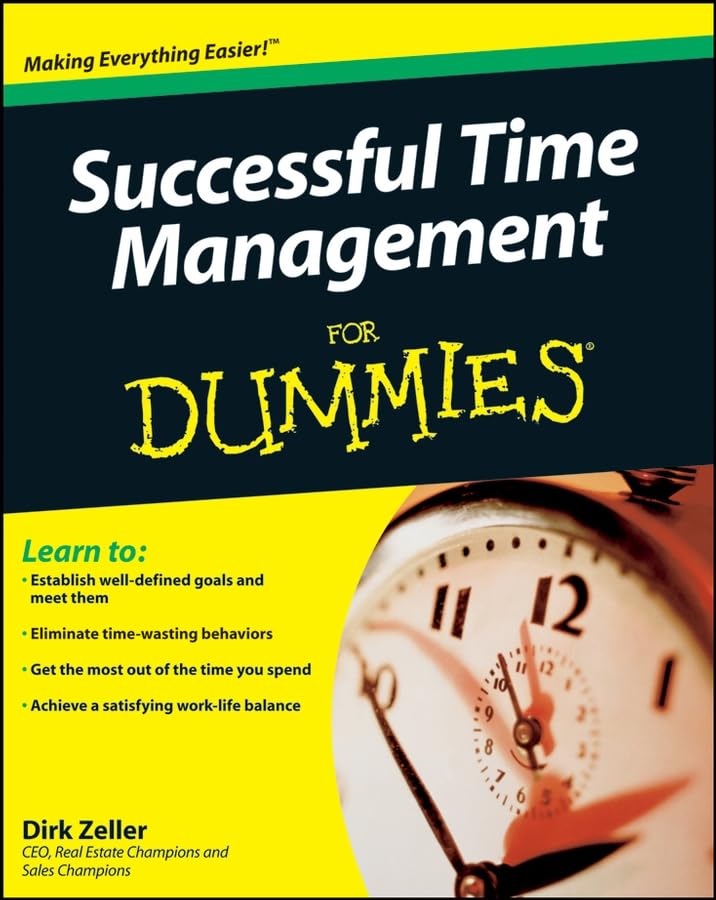 Successful time management for dummies Cover