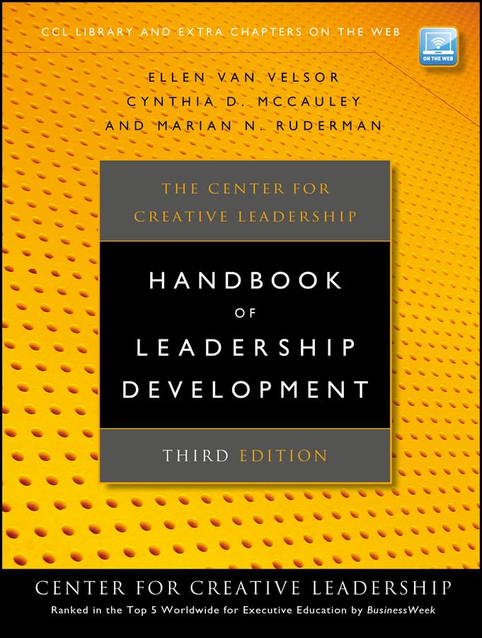 The Center for Creative Leadership handbook of leadership development Cover