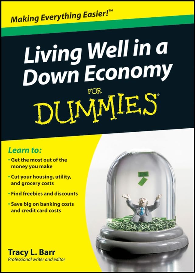 Living well in a down economy for dummies Cover