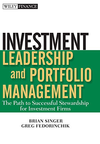 Investment leadership and portfolio management Cover
