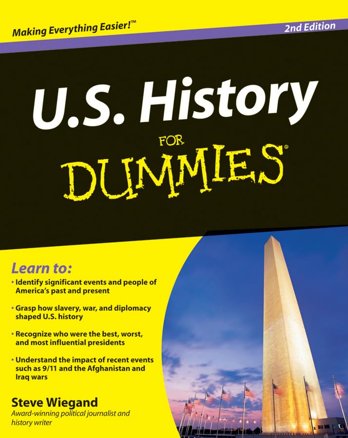 U.S. History for Dummies Cover