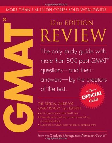 The official guide for GMAT review Cover