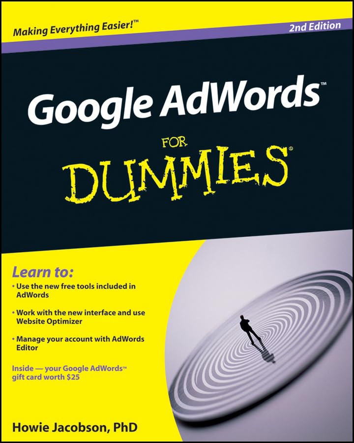 Google AdWords for dummies Cover