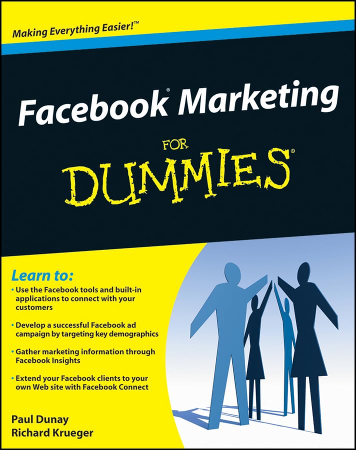 Facebook marketing for dummies Cover