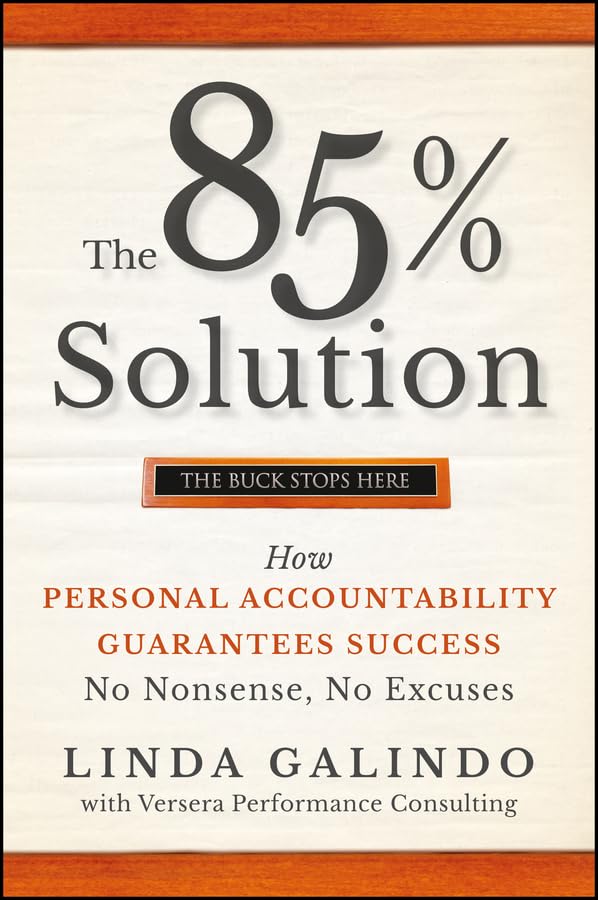 The 85% solution Cover