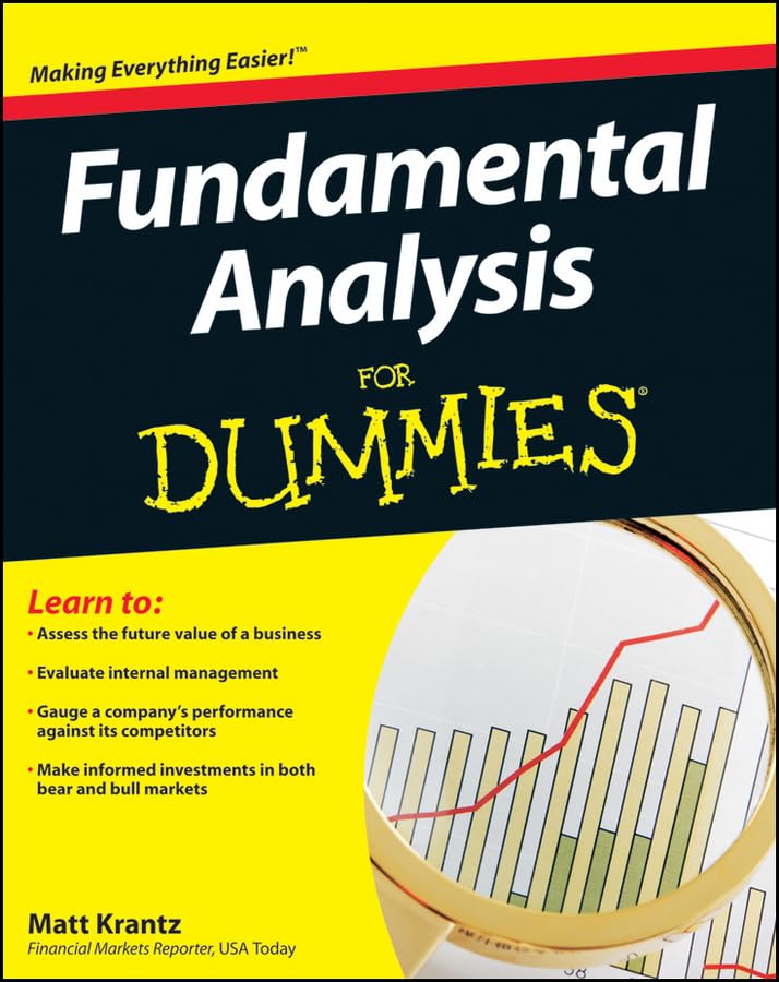Fundamental Analysis For Dummies Cover
