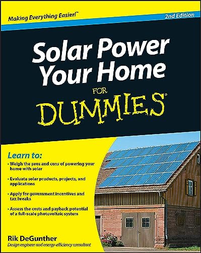 Solar power your home for dummies Cover