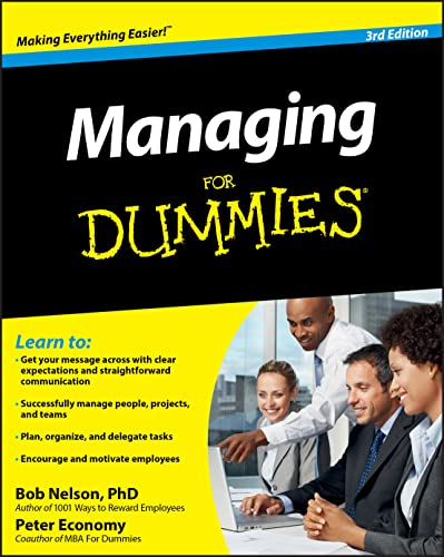 Managing for dummies, 3rd edition Cover