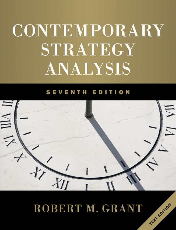 Contemporary strategy analysis Cover