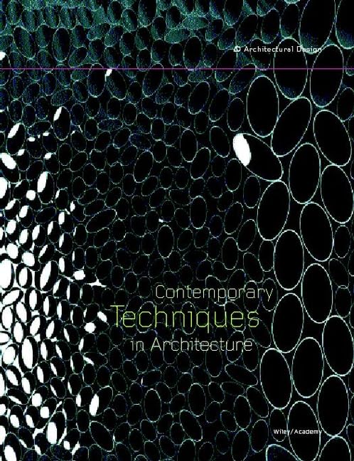 Contemporary techniques in architecture Cover