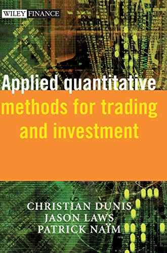Applied Quantitative Methods for Trading and Investment (The Wiley Finance Series) Cover