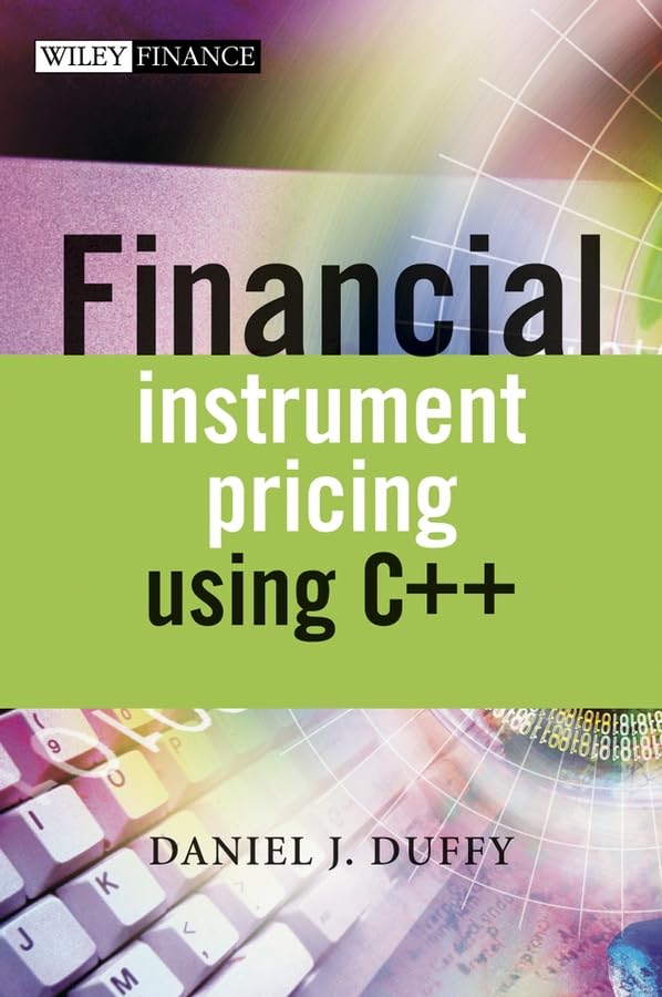 Financial instrument pricing using C++ Cover