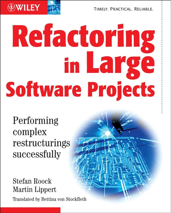 Refactoring in large software projects Cover