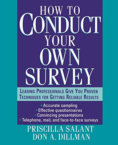 How to conduct your own survey Cover