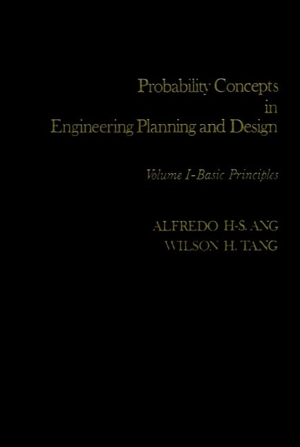 Probability concepts in engineering planning and design Cover