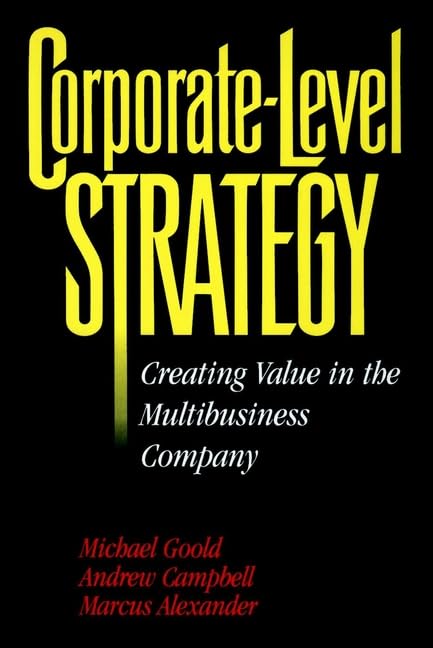 Corporate-level strategy Cover
