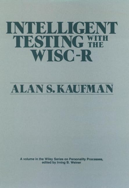 Intelligent testing with the WISC-R Cover