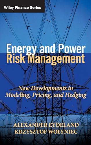 Energy and power risk management Cover