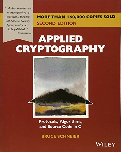 Applied cryptography Cover