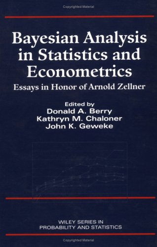 Bayesian analysis in statistics and econometrics Cover