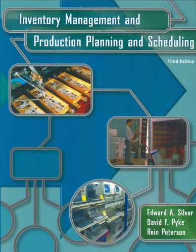 Inventory management and production planning and scheduling Cover