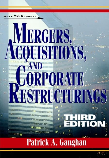 Mergers, acquisitions, and corporate restructurings Cover
