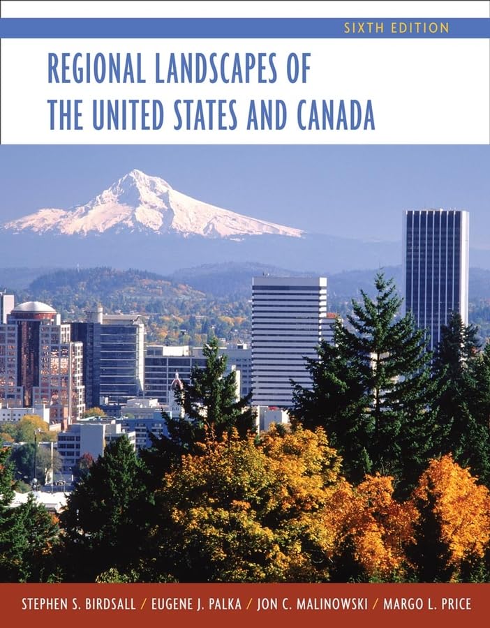 Regional landscapes of the United States and Canada Cover