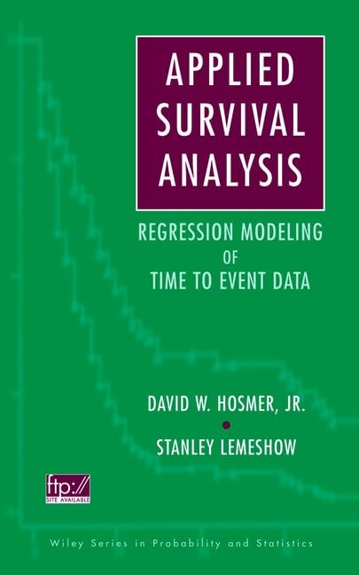 Applied survival analysis Cover