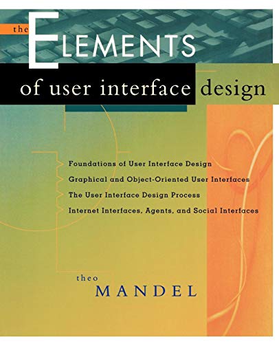 The elements of user interface design Cover