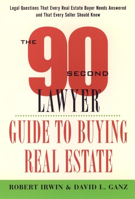 The 90 second lawyer guide to buying real estate Cover