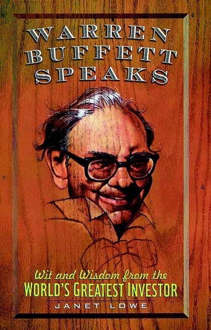Warren Buffett speaks Cover