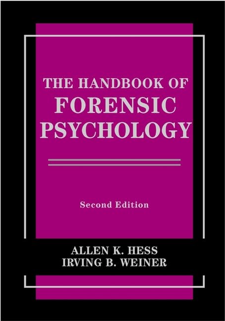 The handbook of forensic psychology Cover
