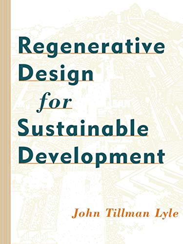 Regenerative design for sustainable development Cover