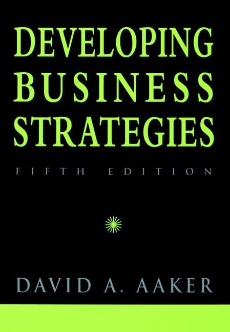 Developing business strategies Cover