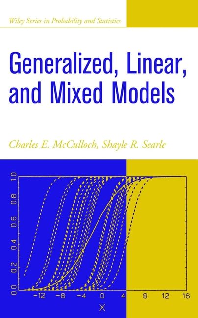 Generalized, linear, and mixed models Cover