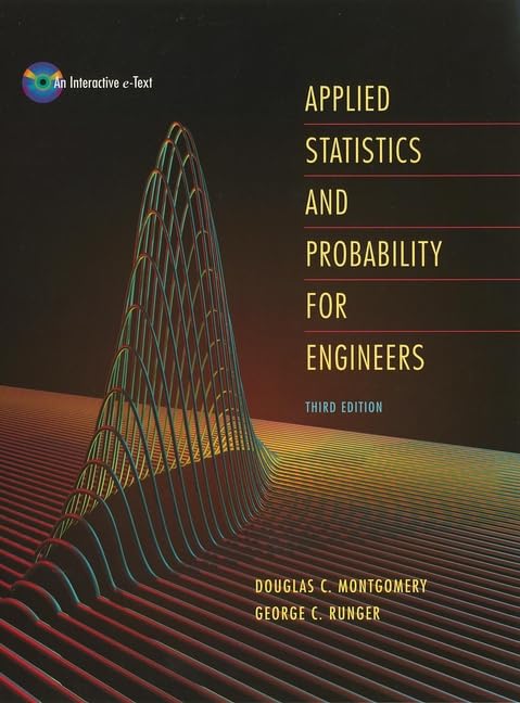 Applied statistics and probability for engineers Cover
