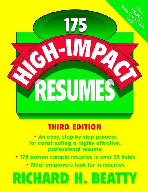 175 high-impact resumes Cover
