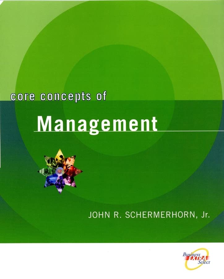 Core concepts of management Cover