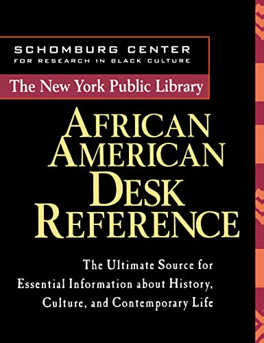 The New York public library African American desk reference Cover