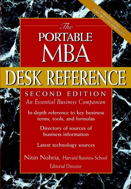 The portable MBA desk reference Cover