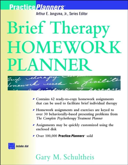 Brief therapy homework planner Cover