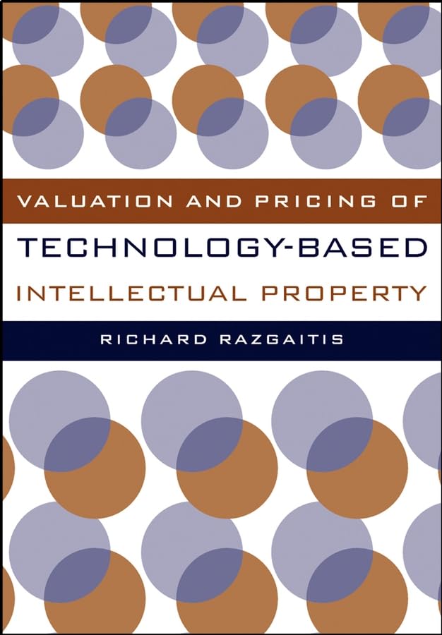 Valuation and pricing of technology-based intellectual property Cover