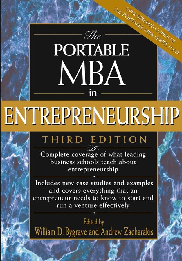 The portable MBA in entrepreneurship Cover