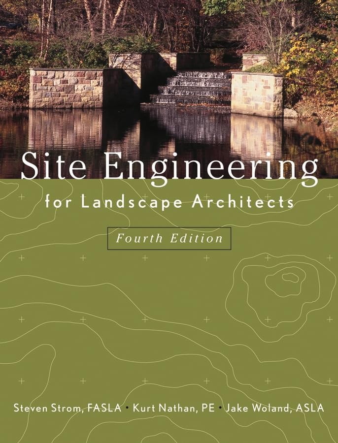 Site engineering for landscape architects Cover