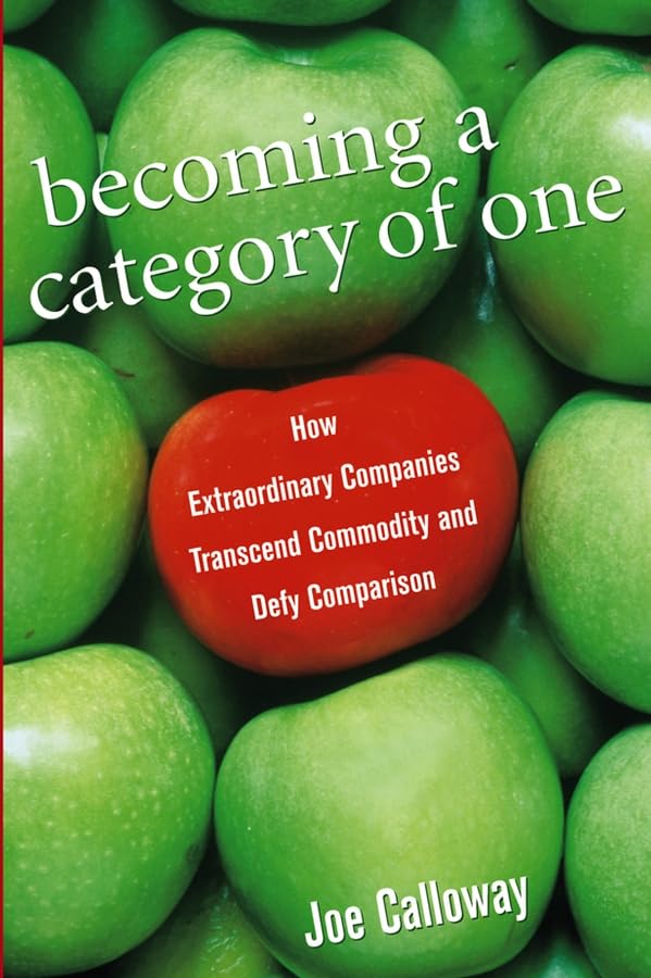 Becoming a Category of One Cover