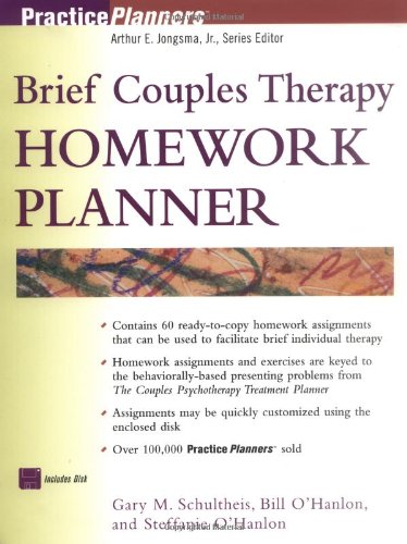 Brief couples therapy homework planner Cover