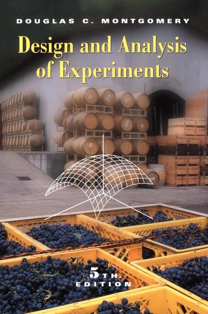 Design and analysis of experiments Cover